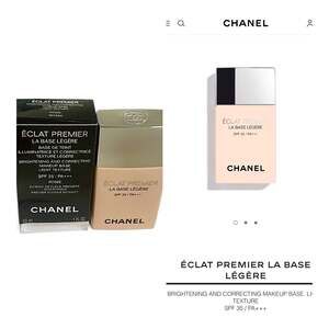 CHANEL Éclat Premier La Base Légère Brightening and Correcting Makeup Base SPF35